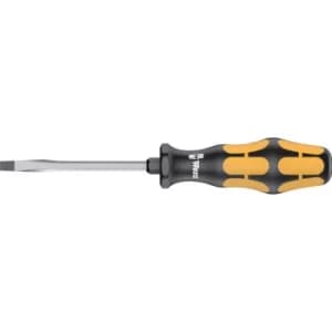 Wera Kraftform Plus Chisel Drive Flared Slotted Screwdriver 0.8mm 100mm