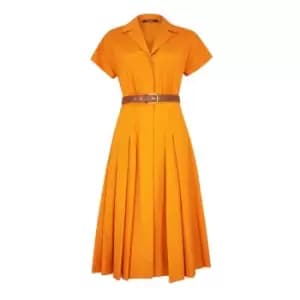 Max Mara Studio Slam Midi Dress - Orange