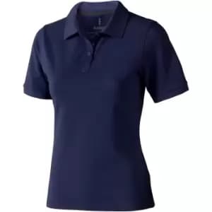 Elevate Calgary Short Sleeve Ladies Polo (M) (Navy)