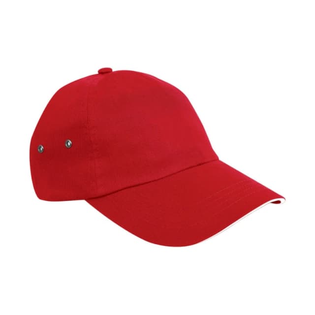 Result Result Men Printers Plush Cotton 5 Panel Cap in Red Red One Size Male 5063470042197