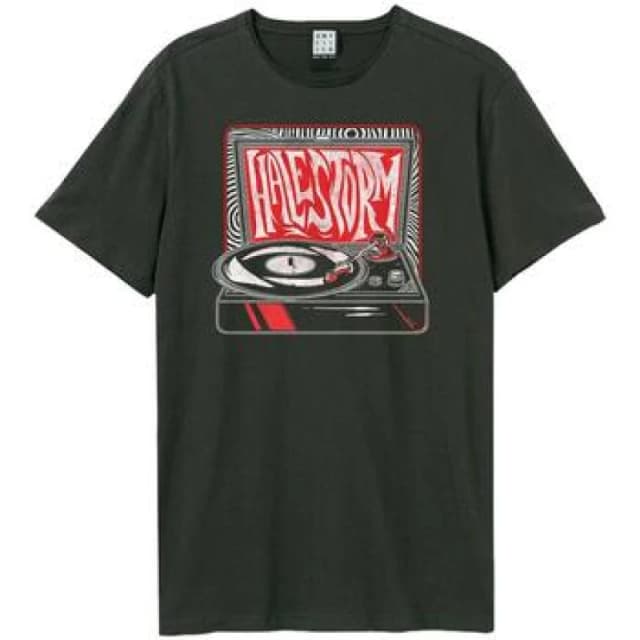 Amplified Amplified Men Rrd Halestorm T-Shirt in Charcoal Size: X-Small Charcoal XS Male 5063377026337