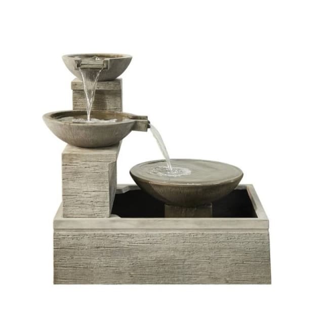 Altico Garden Products Ltd Bellagio Water Feature - L74.5 x W100 x H100cm in Brown Brown Unisex