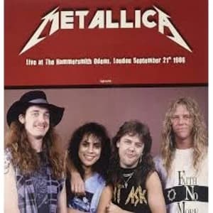 Metallica - Live At The Hammersmith Odeon London September 21th 1986 Red Vinyl