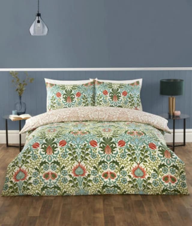 Rapport Heritage Flora Multi Duvet Cover Set Single Bedding Set