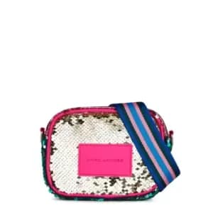 Marc Jacobs Childrens Sequin Shoulder Bag - Silver