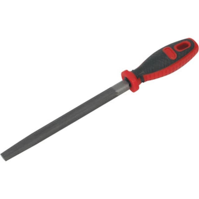 Loops 200mm Smooth Cut Half-Round Engineers File - Comfort Grip Handle - Hanging Hole Multi