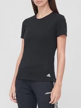 adidas Designed 2 Move Prime T-Shirt - Black, Size 2XL, Women