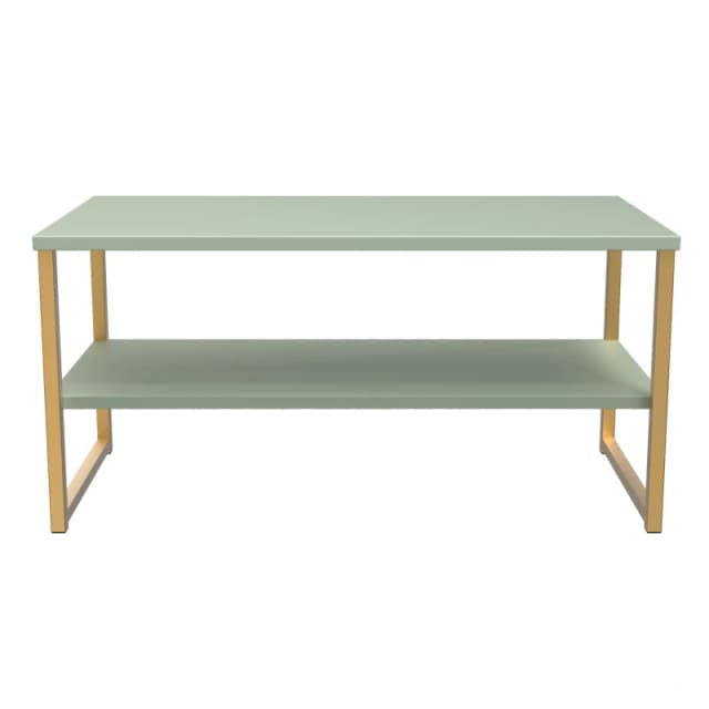 Tamworth Lagre Open Coffee Table In Reed Green (Ready Assembled)