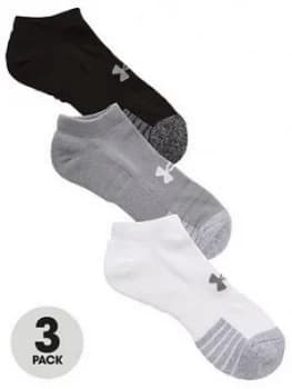 Urban Armor Gear Heatgear 3 Pack No Show Socks - Multi
