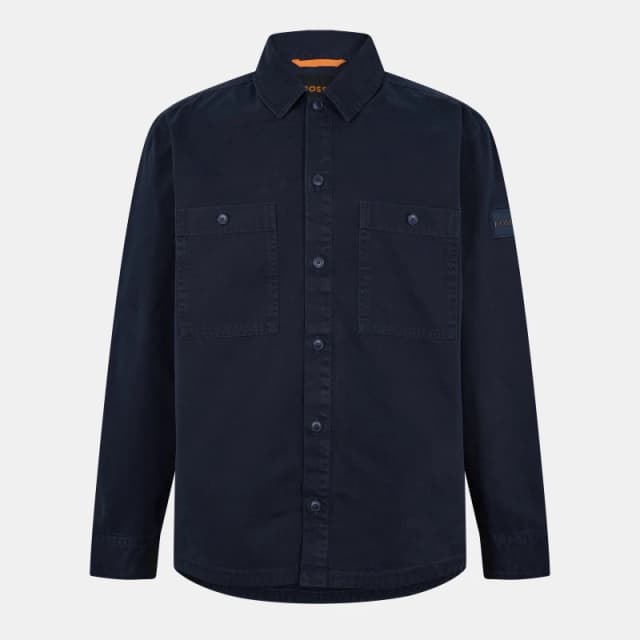 Boss Mens Locky M Overshirt Dark Blue male S