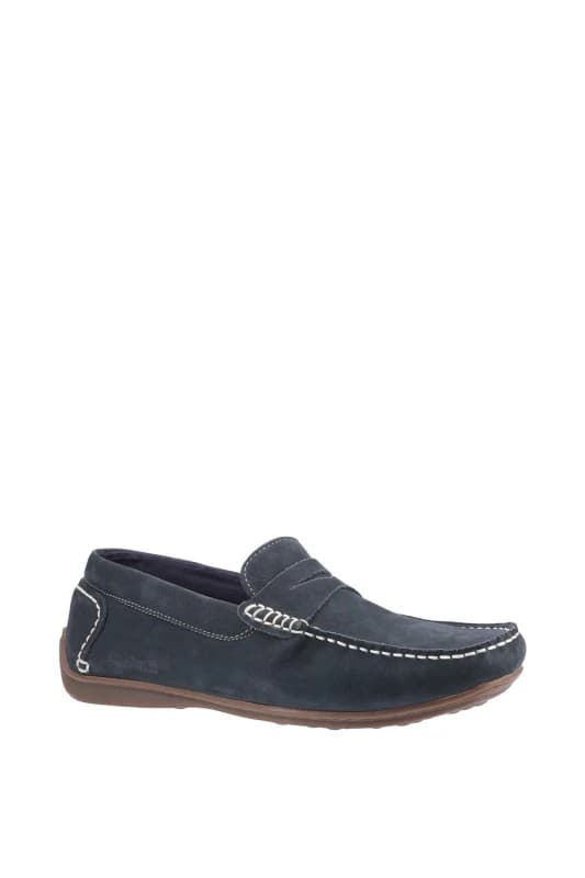 Hush Puppies Hush Puppies Men 'Roscoe' Slip On Shoes in Navy Size: 10 Navy 10 Male 5038600657121