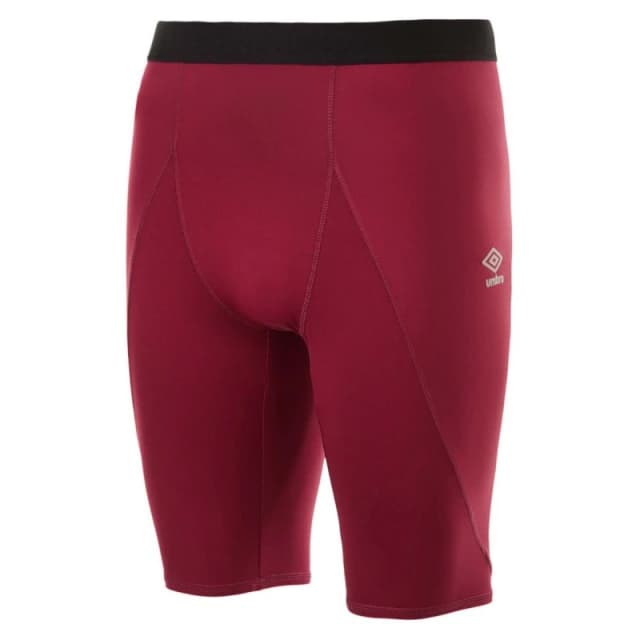 Umbro Umbro Men Player Elite Power Shorts in Burgundy Size: X-Large Burgundy XL Male 5063107697578