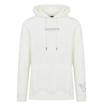 True Religion Arch Logo Hoodie - White