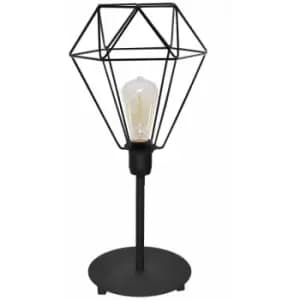 Helam Karo Table Lamp Black 24cm