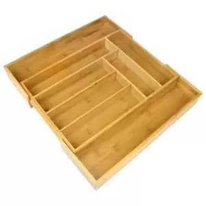 Bamboo Extending Cutlery Drawer M&W