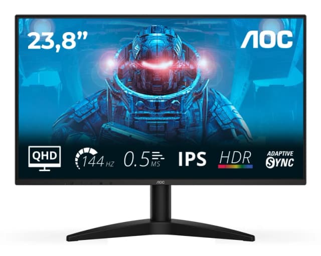 AOC AOC B3 Q24B36X computer monitor 60.5cm (23.8") 2560 x 1440 pixels Quad HD LED Black Q24B36X