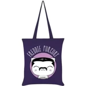 VI Pets Freddie Purcury Tote Bag (One Size) (Violet/White) - Violet/White