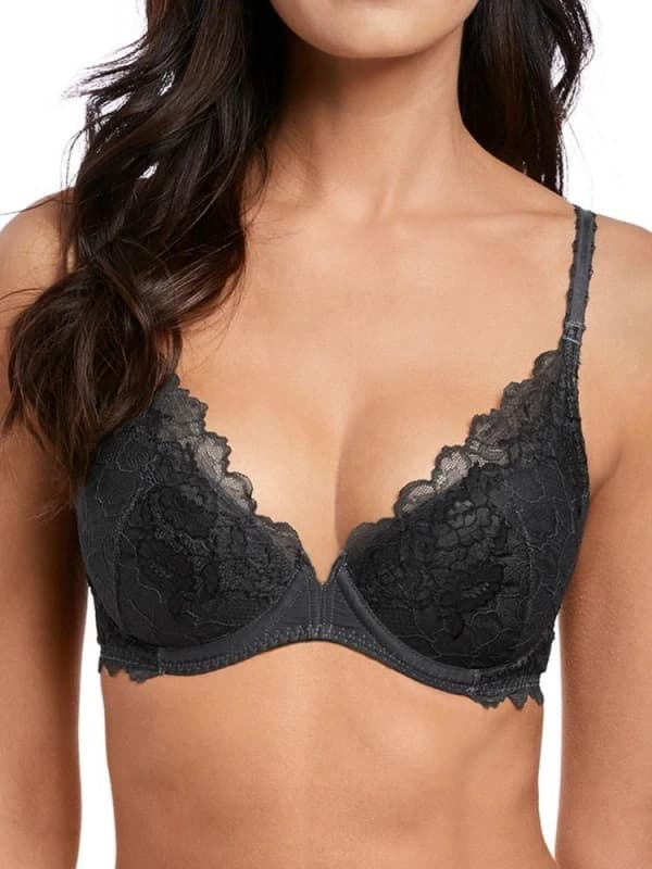 Wacoal Womens underwired bra Wacoal Lace perfection Noir Female 85C