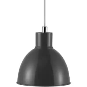 Nordlux Pop Dome Pendant Ceiling Light Anthracite, E27