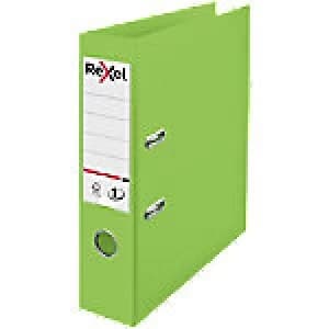 Rexel Choices Lever Arch File 75mm Polypropylene 2 ring Green