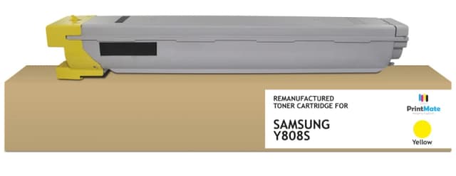 PrintMate Samsung CLT-Y 808 S/ELS. remanufactured toner. Yellow 20000p