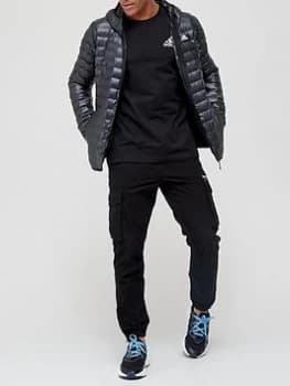 adidas Varilite Hooded Jacket - Black, Size 2XL, Men