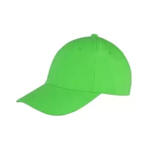 Result Unisex Core Memphis 6 Panel Baseball Cap (Pack of 2) (One Size) (Lime)