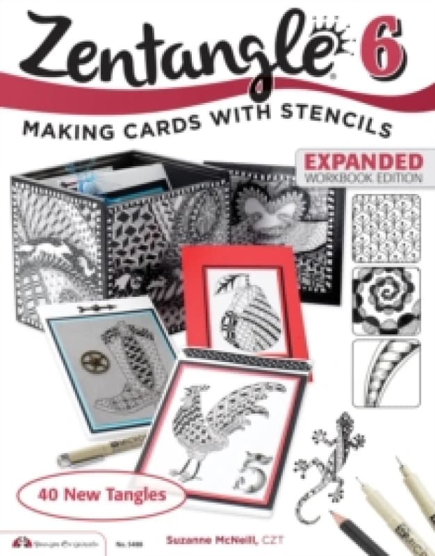 Zentangle 6, Expanded Workbook Edition : Making Cards with Stencils Paperback / softback