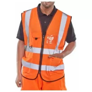 Beeswift - executive vest xl - Orange - Hi Vis - Orange