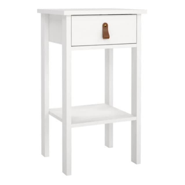Furniture To Go Barcelona Bedside Table with 1 Drawer White