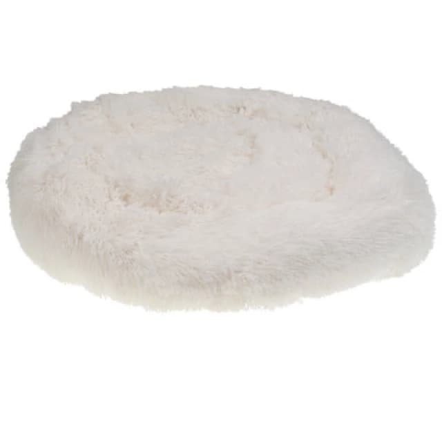 Beliani Pet Bed Kulu Faux Fur Off-White