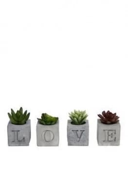 Love Pots With Artificial Plants