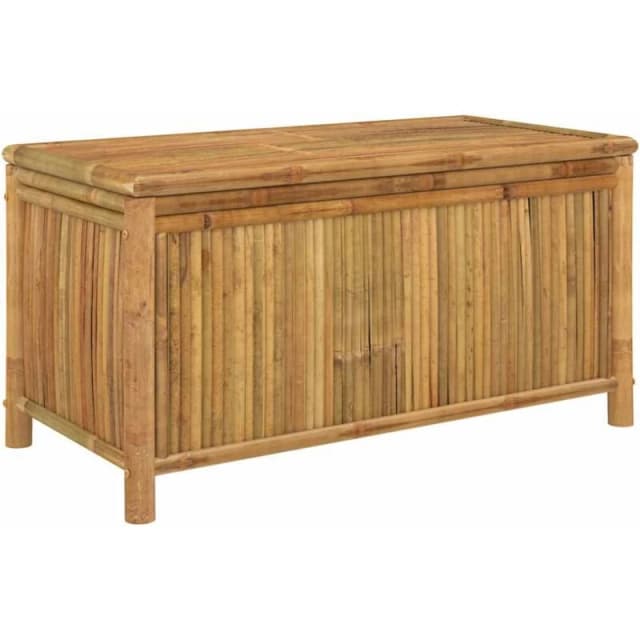 VIDAXL Garden Storage Box 110x52x55cm Bamboo Vidaxl 8720845717421