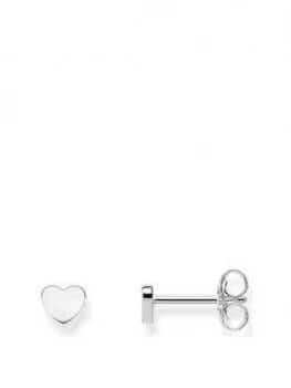 Thomas Sabo Sterling Silver Heart Stud Earrings, One Colour, Women
