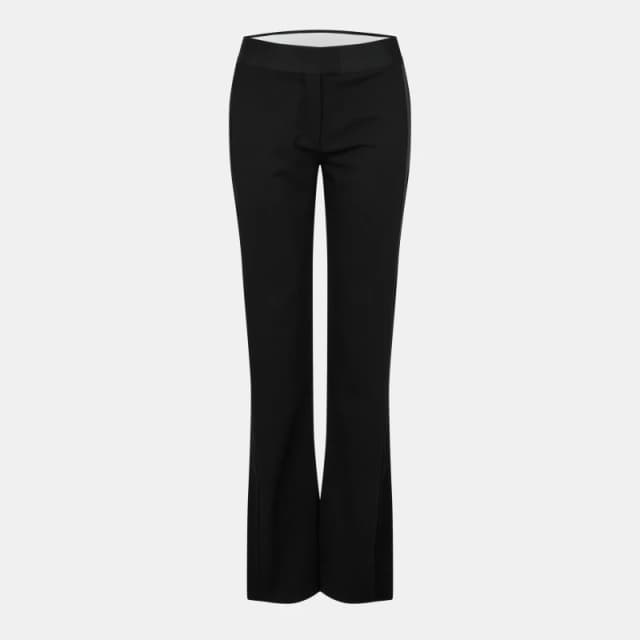 Off White Womens Knitted Relaxed Fit Trousers Black female 6 (2XS)