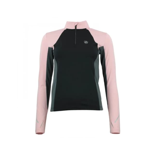 Womens 1st skin t-shirt with zip Peak Mountain Rose Female XL