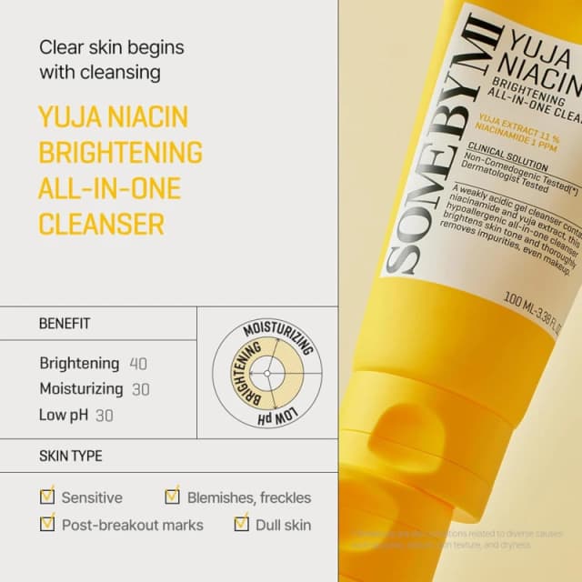 Some By Mi Yuja Niacin Brightening All-in- One Cleanser 100ml