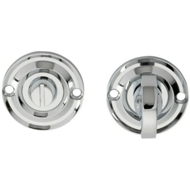 Loops Small Bathroom Thumbturn Lock And Release Handle 67mm Spindle Polished Chrome Multi unisex