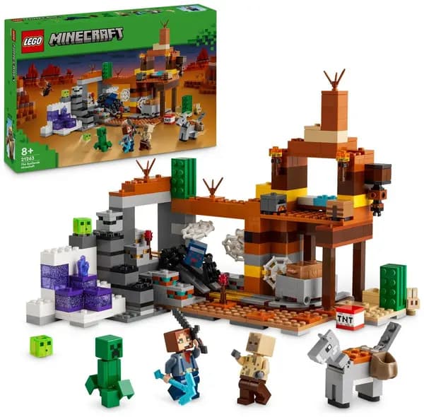 LEGO LEGO Minecraft The Badlands Mineshaft Video-Game Toy 21263