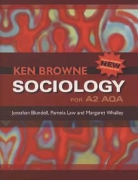 Sociology for A2 Aqa by Jonathan Blundell Paperback