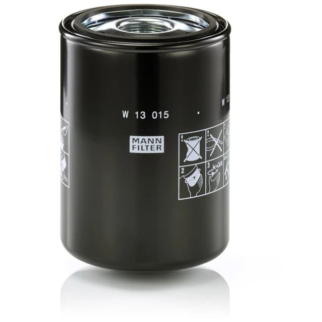 Mann-Filter x1 Mann-Filter Operating Hydraulic Spin-on Oil Filter W13015 Made in IT Mann-W13015