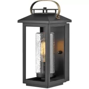 Quintiesse Hinkley Atwater Outdoor Wall Lantern Black, IP44