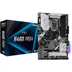 ASRock B460 Pro4 Intel Socket LGA1200 H5 Motherboard