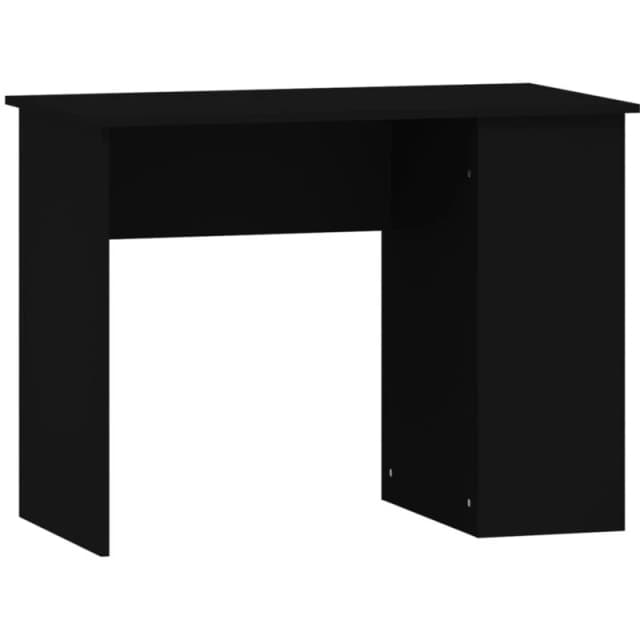 VIDAXL Desk Black 100x55x75 Engineered Wood Vidaxl 823025