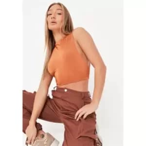 Missguided Free Tank Top - Brown