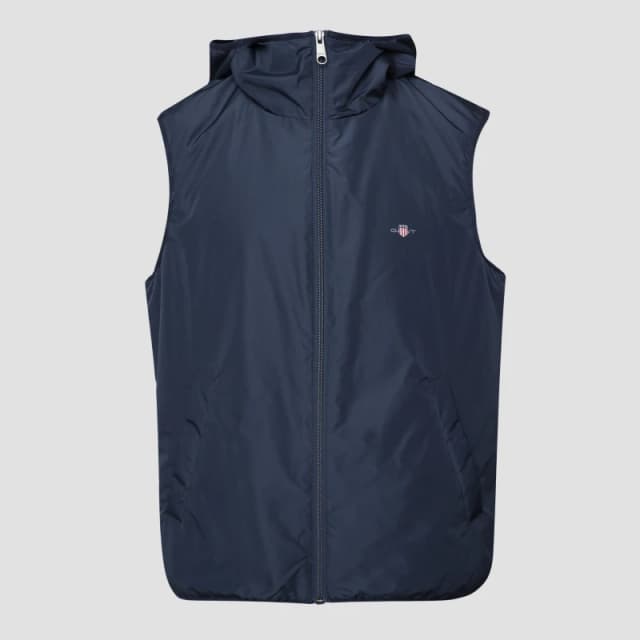 Gant Light Padded Vest Blue male S