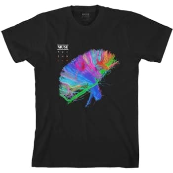 Muse - 2nd Law Album Unisex Large T-Shirt - Black