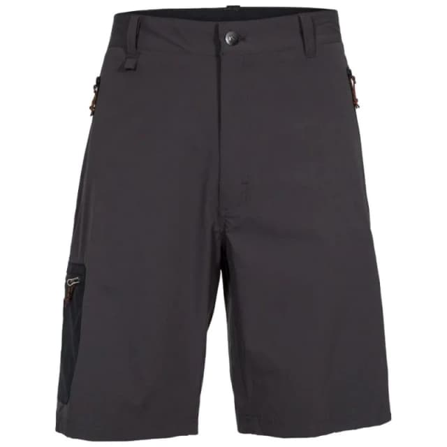 Trespass Trespass Men Runnel Cargo Shorts in Black Size: X-Small Black XS Male 5063527393876