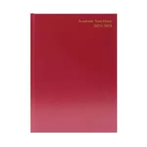Academic Diary Week To View A4 Burgundy 2023-2024 KF3A4ABG23