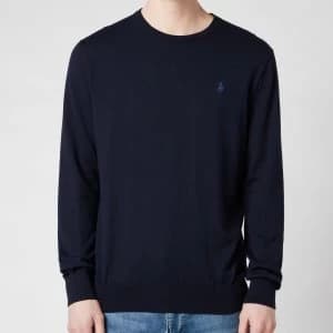Polo Ralph Lauren Mens Slim Fit Cotton Sweatshirt - Hunter Navy - L